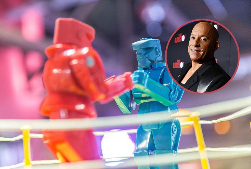 Vin Diesel y el equipo universal para Rock ‘Em Sock’ Em Robots