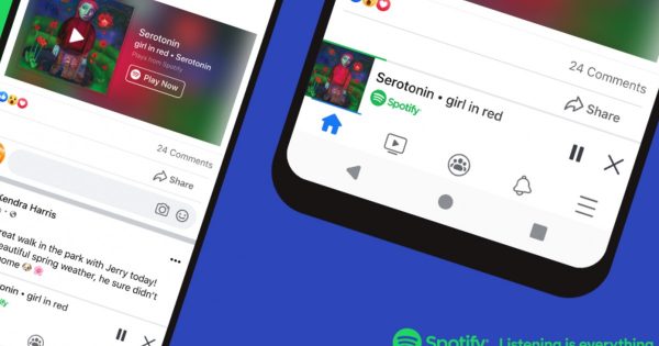 Spotify lanza un nuevo minijugador para la aplicación de Facebook