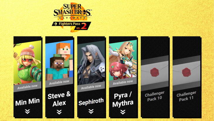 Los últimos personajes DLC de Super Smash Bros.Ultimate se anunciarán en el E3 y el Tokyo Game Show 2021