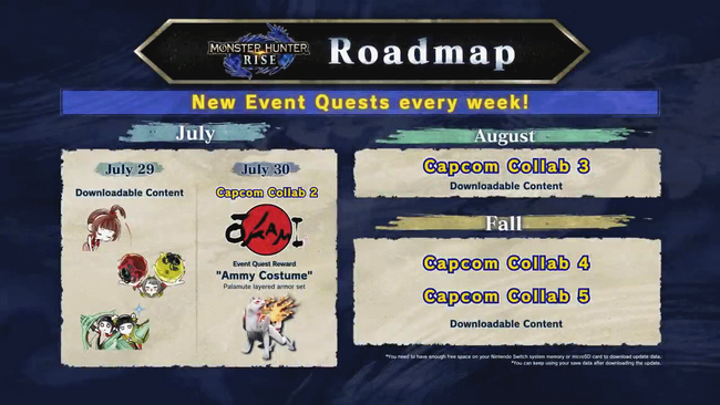 La segunda colaboración de Capcom de Monster Hunter Rise presenta el Amaterasu de Okami