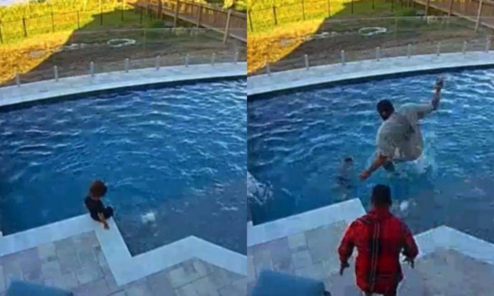 Andre Drummond salva a su hijo de ahogarse en su piscina