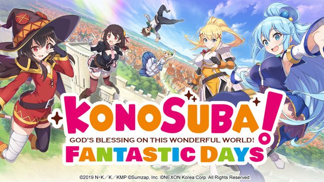 KonoSuba: ¡La bendición de Dios en este maravilloso mundo!  Fantastic Days se lanzará el 19 de agosto