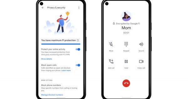 Google Fi agrega funcionalidad ultrasegura a las llamadas