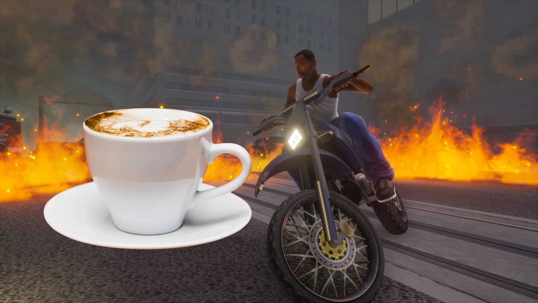 «Café caliente» descubierto en Grand Theft Auto: The Trilogy – The Definitive Edition Code