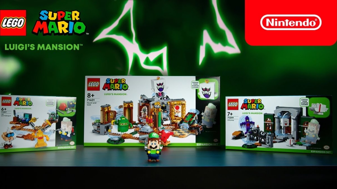 Se anuncian los sets de Luigi’s Mansion Lego;  Futuro