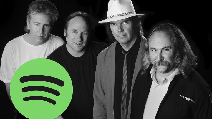 David Crosby, Stephen Stills y Graham Nash abandonan Spotify
