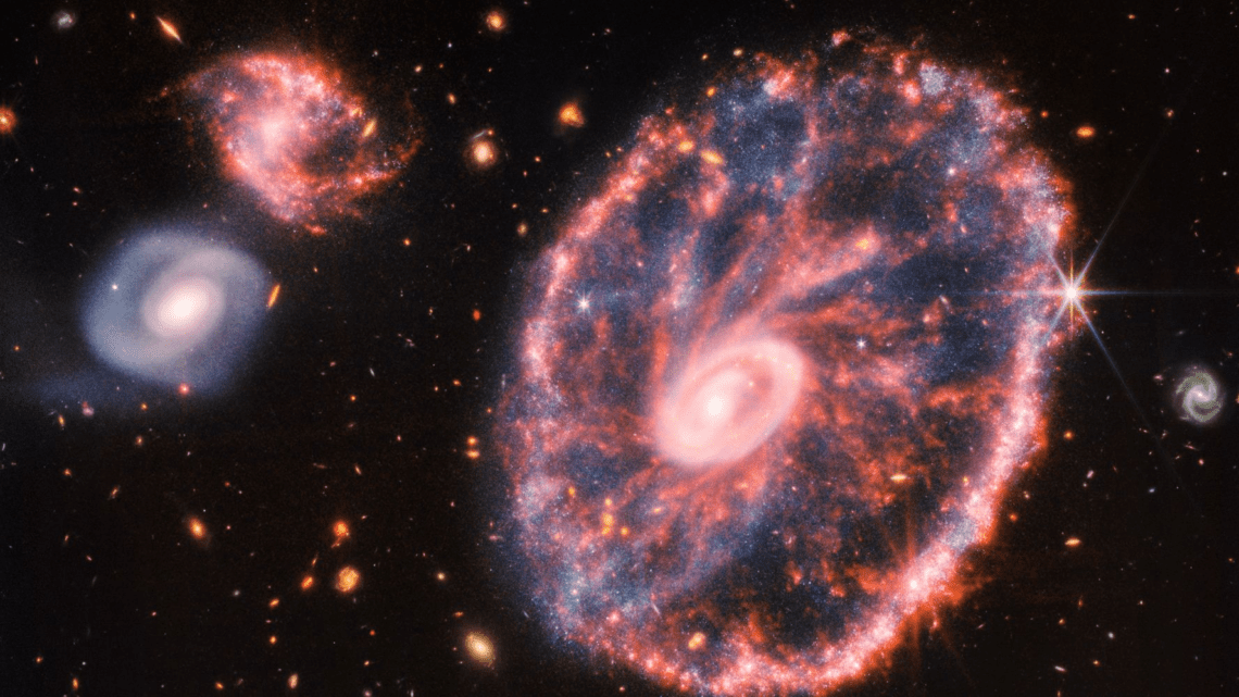 El telescopio espacial James Webb se concentra en una de las galaxias más extrañas del universo