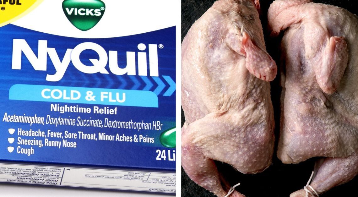 La FDA advierte contra el uso de NyQuil como adobo de pollo