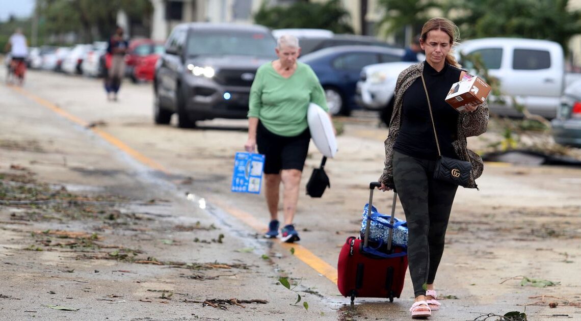 el huracán Ian deja a más de 2 millones sin electricidad;  Marejadas ciclónicas rompen récords