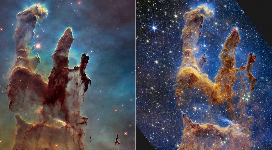 Nueva toma de Pillars Of Creation muestra el impresionante poder del telescopio James Webb de la NASA