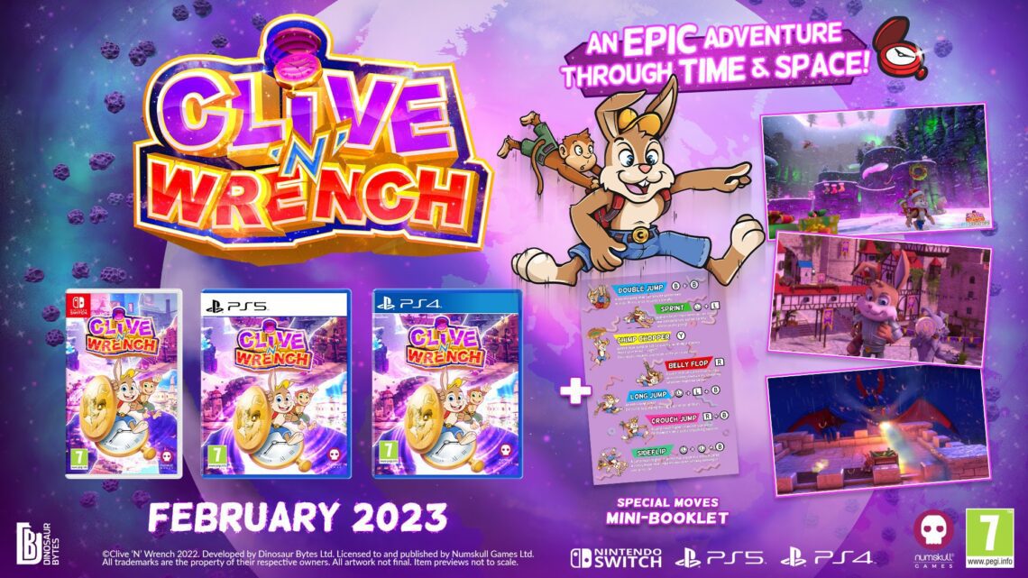 El juego de plataformas retro Clive ‘N’ Wrench finalmente se lanza en 2023