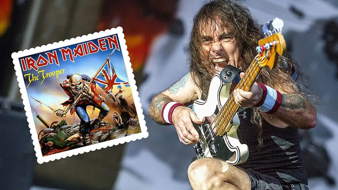 Los sellos de Iron Maiden son tan metálicos como el correo puede conseguir
